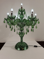 Lampe de bureau en cristal style Vintage, offre spéciale, éclairage de table créative, lampe décorative, en cristal, pour restaurant, hôtel, table de mariage