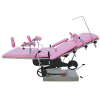 Mécanisme manuel médical portable Table de théâtre d'opération de gynécologie lit d'accouchement de travail obstétrique pour la naissance de l'enfant