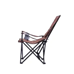 Camping Chair Good Quality Wholesale Customised Logo Multifunctional Folding Outdoor Chair 16 Mm Steel Camping Fishing Picnic Chairs