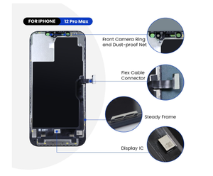 Pantalla para Teléfono Móvil <span class=keywords><strong>12</strong></span> ProMax OLED de 6.7 Pulgadas, 800cd de Luminancia, 6 Meses de Garantía, Disponible en Stock con Ventajas de Precio - Product Image 3