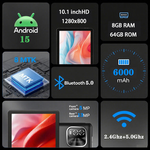 Bán Buôn Giáo Dục MTK Octa Lõi 10.1 Inch 3GB RAM 64GB Rom <span class=keywords><strong>Android</strong></span> 15 3G <span class=keywords><strong>WCDMA</strong></span> 4G LTE Điện Thoại Cuộc Gọi Máy Tính Bảng <span class=keywords><strong>PC</strong></span> - Product Image 3