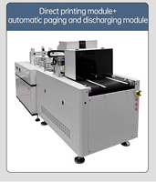 SCX Baru untuk Printer Inkjet Otomatis Single Pass Fi-1000 Hp975 Hp452 80m/menit Kotak Karton Kantong Kertas Cangkir Pizza