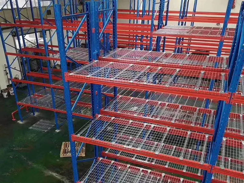Buona qualità del magazzino sistema di scaffalature per carichi pesanti per sistemi industriali di stoccaggio Pallet di scaffalature selettive per Pallet