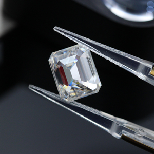 גבוהה באיכות אוקטגון צורת D צבע לבן moissanite אבני 1ct 2ct אמרלד לחתוך loose moissanite יהלומים - Product Image 2