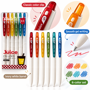 Juego de 6 Bolígrafos de Gel Pilot Juice de 0.5 mm, Colores Clásicos, Multicolor, Material de Oficina y Escolar - Product Image 5