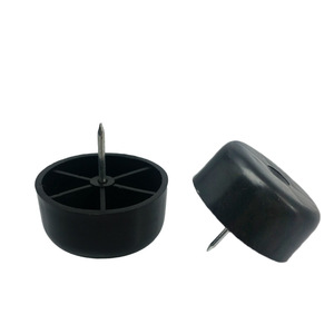 Sofa Leg Nails Black Plastic Anti Slip Foot Protection Pad 35mm 45mm Furniture Hardware Accessory - Product Image 1