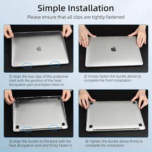 <span class=keywords><strong>เ</strong></span>คสฝาปิดแล็ปท็อปพลา<span class=keywords><strong>ส</strong></span>ติกใ<span class=keywords><strong>ส</strong></span><span class=keywords><strong>เ</strong></span>คลือบด้านสำหรับ MacBook Air Pro 13 13.6 14 14.2 15 15.3 16 16.2นิ้ว M1 M2 M3 M4 - Product Image 6