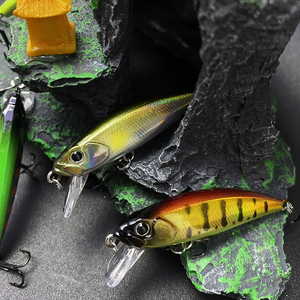 Appât de pêche japonais 50mm 6g, appât artificiel dur coulant pour truite d'eau douce, mini-appât de pêche. - Product Image 4