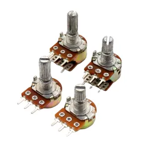 Potentiomètre unique L15, modèles Wh148 B 1K 2K 5K 10K 20K 50K 100k 250K 500K 1m