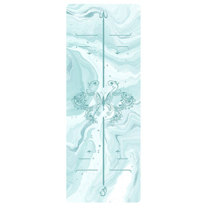 Nouveau <span class=keywords><strong>tapis</strong></span> de <span class=keywords><strong>yoga</strong></span> silencieux, pliable, antidérapant, absorbant les chocs, en suède polaire, largeur 1,5 mm, longueur 80 cm, pour les entraînements à domicile et les séances de saut à la corde - Product Image 5