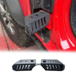 2022 accessoires extérieurs de voiture, pièce en acier au <span class=keywords><strong>carbone</strong></span> pédale de repose-pieds de porte avant pour Ford Bronco 2021-2022 - Product Image 1