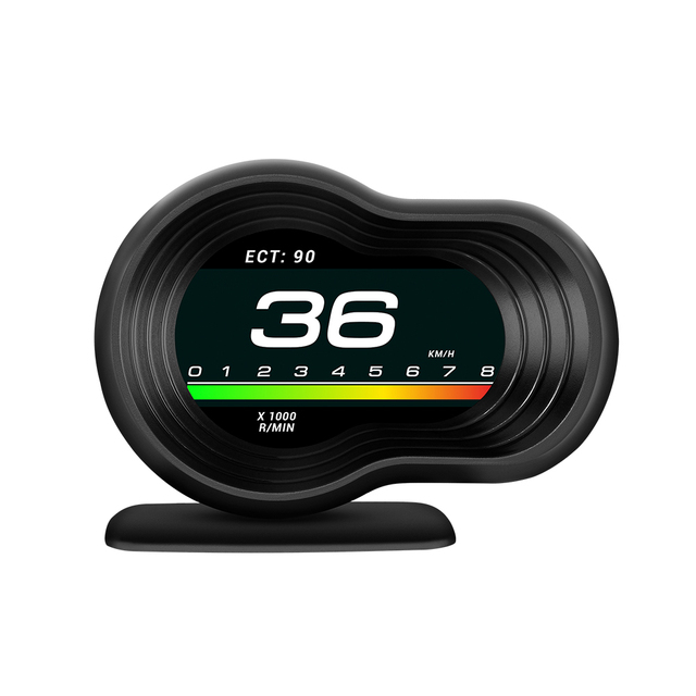 Car Display Head up Displays Car OBD LCD Multifunction Meter Portable HD HUD Overspeed Alarm Fuel Consumption