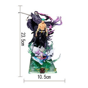 Figuras de Acción de Ghost <span class=keywords><strong>Slash</strong></span> de One Piece, Figura de Anime Japonés de 26cm, Monkey D Luffy, Dios DE LA Muerte, Zoro - Product Image 1