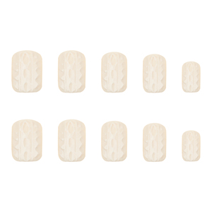 24 <span class=keywords><strong>Uñas</strong></span> Postizas Acrílicas de <span class=keywords><strong>Color</strong></span> <span class=keywords><strong>Blanco</strong></span> Leche, Forma Cuadrada Europea Corta <span class=keywords><strong>en</strong></span> 3D, <span class=keywords><strong>Uñas</strong></span> Artificiales, <span class=keywords><strong>Uñas</strong></span> Falsas 3625 - Product Image 6