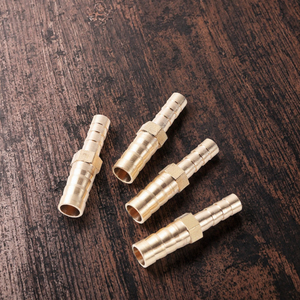 Brass Casting Smooth Reducing Hose Fitting 6mm to 8mm Barbed Reducer <b>Connector</b> Coupling Adapter Pipe Fittings - Product Image 2