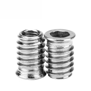 Tuercas de inserción hexagonales avellanadas de acero inoxidable 304 Bibo Yaente Factory M6/M8/M10 con roscas internas y externas M6 - Product Image 5