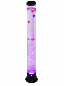 <span class=keywords><strong>Lampe</strong></span> <span class=keywords><strong>colonne</strong></span> d'eau à bulles LED moderne en gros, 5V DC, télécommande, veilleuse poisson pour décoration intérieure - Product Image 1