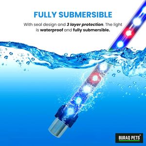 Lumière LED pour aquarium 1 FT Mix, spectre complet, pour plantes aquatiques, aquarium d'eau douce, économie d'énergie, lumière étanche - Product Image 1