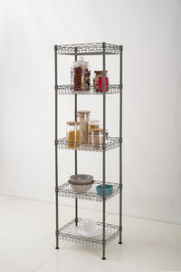 Estantes de alambre de 5 niveles para estante de almacenamiento de cocina y sala de estar - Product Image 4