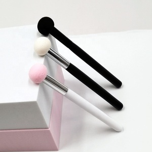 Brocha redonda para base de maquillaje, corrector, esponja, aplicador para cejas, Trio, novedad - Product Image 1