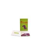 Porte-cartes personnalisé pour enfants, impression sur carton blanc 250 g/m², découpe en forme d'animal, couleur intégrale, étui pour carte-clé de chambre d'hôtel