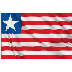 Bandera del Estado y de Guerra de Liberia 200x300cm Fondos - Product Image 1
