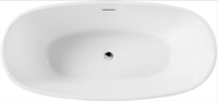 Baignoire d'extérieur autoportante de style moderne forme ovale praticité mode-pour l'Australie Europe Amérique bains à remous baignoires