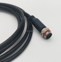 IP67 m12 connecteur étanche 6 BROCHES Mâle Capteur Connecter Câble d'extension IP68 Circulaire connecter