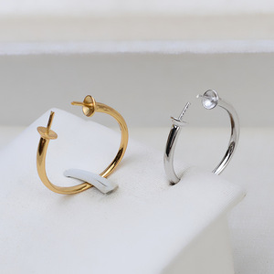 Bague à double perle en argent S925 Wenchi, style simple pour femmes, bouche ouverte, bijoux en perles DIY, bague de doigt incrustée, modèle 17010 - Product Image 1