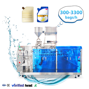 Máquina automática de alta velocidad para envasar detergente en bolsas Doypack, máquina de llenado y sellado de bolsas de repuesto para detergente en China - Product Image 1