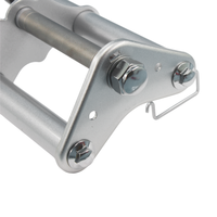 Kits de fourche avant CRF50 argentés avec colliers de serrage pour roues à tambour