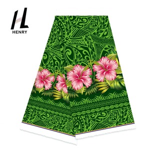 Precio de fábrica al por mayor, la más nueva tela de vestido Hawaiano con diseño de estampado Tribal polinesio de rayón para prendas de vestir - Product Image 6