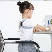 Correcteur de posture intelligent réglable pour adultes et enfants avec capteur vibrant intelligent, anti-cyphose, recharge USB