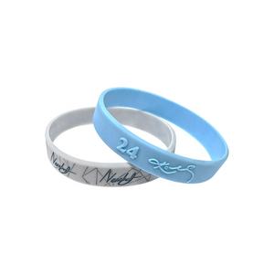 Venta al por mayor libre de logotipo de diseño de goma pulsera de silicona personalizada de fábrica - Product Image 5