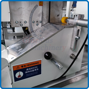 เครื่องตัดกระจกหน้าต่างประตูหน้าต่างอลูมิเนียมอลูมิเนียมสองหัวแนวนอนขนาด450มม. - Product Image 5