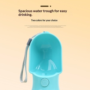 Bottiglia d'Acqua Portatile per Cani con Contenitore per Cibo, per Viaggi, Passeggiate ed Escursioni all'Aperto - Product Image 3