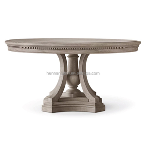 Offre Spéciale Américaine Usine Vente en gros Salles à manger de luxe ST. <span class=keywords><strong>JAMES</strong></span> ROUND DINING TABLE chaise de salle à manger en bois massif luxe - Product Image 4