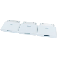 Adaptador Blanco Micro USB a Tipo C de 30 Pines, para iPhone 4S, iPad 3, iPod Touch 4, Carga y Transferencia de Datos