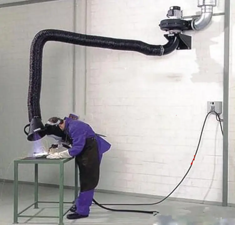 Universal Flexible Inhalation Arm WeldingヒュームExtractor 160ミリメートル200ミリメートルHose