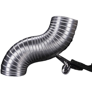 Condotto Flessibile in Alluminio HAVC per Ventilazione 4 Pollici X 3m per Uso in Cucina e Bagno, Industriale per Sistemi di Condizionamento e Riscaldamento - Product Image 1