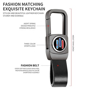 Pour portefeuille en cuir Tpu <span class=keywords><strong>Bmw</strong></span> 5 en alliage d'aluminium avec logo de marque de voiture - Product Image 5