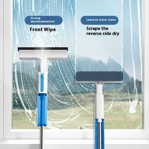 Pel Semprot untuk membersihkan lantai pembersih jendela Wiper basah kering Pembersih 360 berputar alat rumah tangga