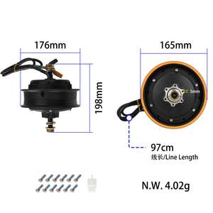 Moteur d'origine Kukirin G2 Max 1000W pour trottinette électrique Kukirin G2 Max, pneu pneumatique de 10 pouces, moteur sans pneu, entrepôt UE - Product Image 2