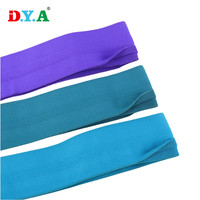 Sangle en nylon élastique souple de type Y, personnalisable par le fabricant, multicolores, à bord ouvert, pour accessoires de pantalon