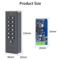 Clavier de contrôle d'accès sans fil à code roulant, récepteur de lecteur de carte de contrôle d'accès réseau Wiegand 433MHz, fonction sonnette