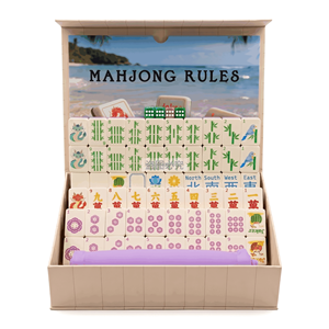 Envío en 1 Día: Juego de Mahjong Americano Flotante de Lujo, Moderno, Plegable, Ecológico, Resistente <span class=keywords><strong>al</strong></span> Agua, con Fichas de <span class=keywords><strong>Póker</strong></span> Portátiles - Product Image 2