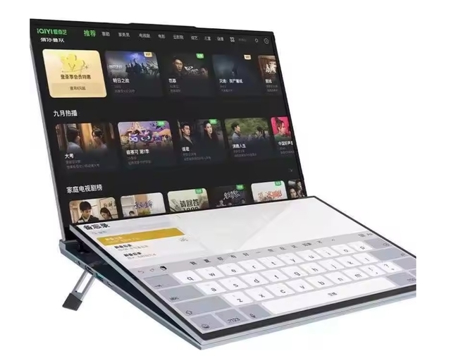 Newest 16+16 Inch Core I7 1260P Touch Screen Laptop Double Screen I7 Gaming Laptop
