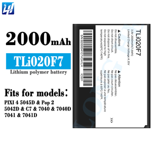 TLi020F7 2000mAh 3,8V Handy-Akku für Alcatel PIXI 4 5045D/ Pop 2 /5042D C7 /7040 /7040D /7041/ 7041D Akku - Product Image 2