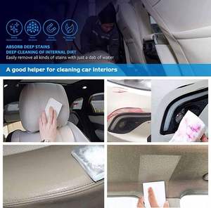 For <b>Sponge</b> <b>Eraser</b> Melamine Foam Household Cleaning Pads Customized Color High Water Absorption Rectangle Kitchen Car Washing - Product Image 2