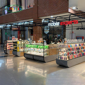 कारखाने की आपूर्ति सेल फोन एक्सेसरीज और मरम्मत कियोस्क स्मार्टफोन मोबाइल फोन स्टोर ग्लास डिस्प्ले मॉल मोबाइल कियोस्क प्रदर्शित - Product Image 5